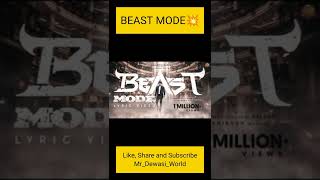 Beast Mode Lyrical Song Reaction #shorts #beastmode #beast