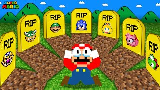 Mario R.I.P All Team: Sorry Sonic, Luigi and Peach...Please Comeback | Game Animation