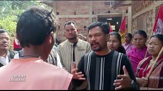 48 Karamcherra Assembly door to door Campaign Dhalai District YTF incharge Bg Paritosh Debbarma