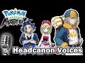 Pokemon Legends: Arceus -  Headcanon Voices