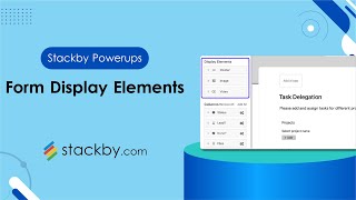 New Form Display Elements | Stackby Powerups