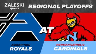 Assumption at Newman | 2023 WIAA Boys Regional Basketball