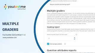 YouTestMe GetCertified 11.0 - Multiple Graders