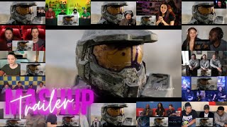 Halo - Trailer Reaction Mashup 🎮😲The Series - Paramount+ OFFICIAL TRAILER