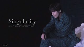 190607 SPEAK YOURSELF TOUR in PARIS Singularity 방탄소년단 뷔 FOCUS BTS V