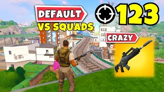 123 Kills Default vs Squads Zero Build Gameplay Wins (Fortnite Chapter 6)