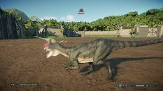 Jurassic World Evolution 2: Monolophosaurus vs Troodon