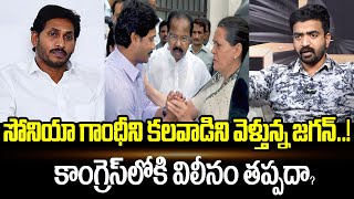 సోనియా గాంధీని కలవాడిని వెళ్తున్న జగన్ ..! కాంగ్రెస్ లోకి విలీనం తప్పదా? | YS Jagan meet Soniya