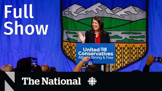 CBC News: The National | Danielle Smith wins, Hockey Canada, Brazil forest fires