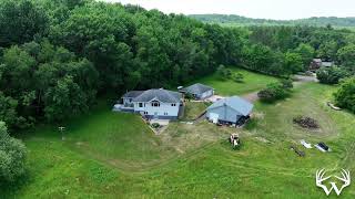 21.17 Acres w/Home Dunn County