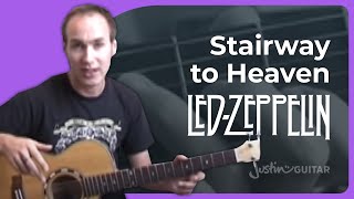 How to play Stairway To Heaven #1of6 | JustinGuitar Original Lessons