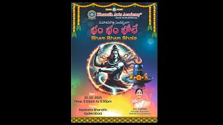 Bharath Arts Academy | Bham Bham Bhole - Maha Shivaratri Special | LIVE