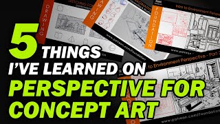 Perspective for Concept Art - Horizon Line, Multiple Vanishing Points, 3D Underlay, and more!