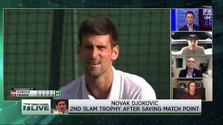 Tennis Channel Live: 2019 Wimbledon Rewind: Roddick Analyzes Djokovic vs. Federer Final