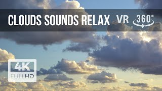 Clouds VR | 4K | Relax Sounds #relax #clouds #vr #360