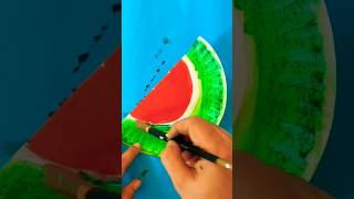 👀🍉😱Paper Plate Crafts for Kid's 🤸🤸Vacation activities #shorts #ytshorts  #papercrafts