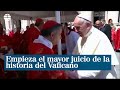 Empieza el mayor juicio de la historia del Vaticano