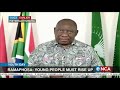 Ramaphosa: Young people must rise up