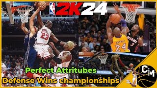 NBA 2K24 The Perfect DEFENSE Attributes for your Build : Best how to Guide