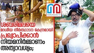 ശബരിമല ദര്‍ശനത്തിനെത്തിയ വി.മുരളീധരന്‍ മാധ്യമങ്ങളോട്‌   I  SABARIMALA