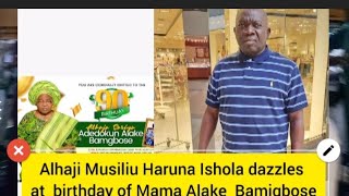 Musiliu Haruna Ishola forin dabira nibi ayeye ojoobi Mama Alake Bamigbose