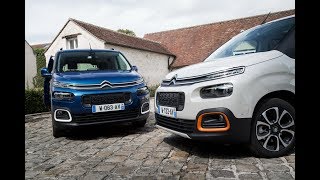 Le nouveau Citroën Berlingo M face au Berlingo XL