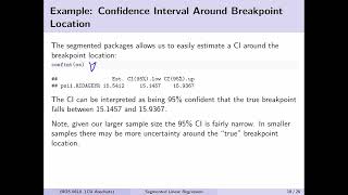 Segmented Regression