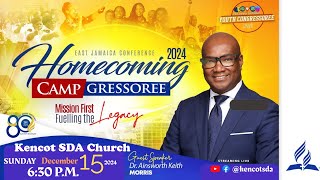 EJC Homecoming Camp Gressoree - Dr Ainsworth Keith Morris Part 2 - Sun Dec 15, 2024 6:30 PM - Kencot