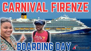 Boarding CARNIVAL'S newest ship- CARNIVAL FIRENZE! Ship Tour, II Viaggio, Sailaway, and more!