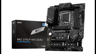 MSI PRO Z790-P WiFi DDR4 ProSeries Motherboard