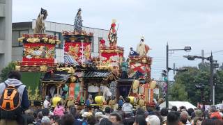 川越まつり　市役所前の山車揃え　その１