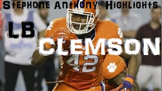 Stephone Anthony | Linebacker | Clemson | Highlights