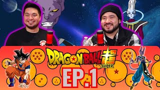 HE NEVER WATCHED SUPER BEFORE!! Dragon Ball Super Reaction Ep.1