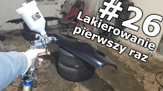 LAKIEROWANIE cz.2 - Moje pierwsze oficjalne lakierowanie | Mercedes za 3000zł (#26)