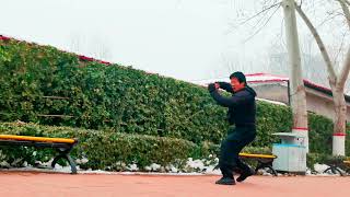 新年将至，演练心意拳龙形Xinyi martialarts dragon form#kungfu #martialarts #sports #chinese