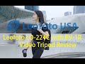 Leofoto USA: Leofoto LO-224C with BV-1R travel video tripod kit