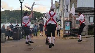 Dartington Morris My Pretty Little Highland Mary.  Dartmouth, 1 July 2022.