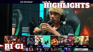 RGE vs MSF - Game 1 Highlights | Round 1 LEC 2022 Spring Playoffs | Rogue vs Misfits G1