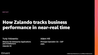 AWS re:Invent 2020: How Zalando tracks business performance in near-real time