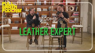 Wine Tasting for Leather - Live at Stitchdown Boot Camp 2024