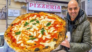 Street Food in NAPOLI, Italy - #1 PIZZA + Seafood Pasta - Italian Street food tour in Naples, Italy