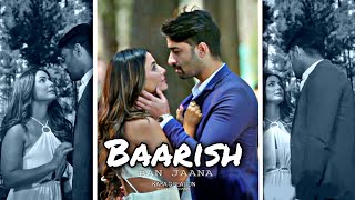 Baarish Ban Jana Whatsapp Status❤️ |Baarish Ban Jaana Status💕|Romantic 💞| Hindi Status | #shorts