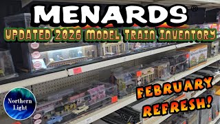 Menards HO & O Gauge Model Train Inventory 2026 REFRESH! | New Items Added!