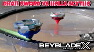 dran sword vs hells scythe beyblade x battle | pocket toon