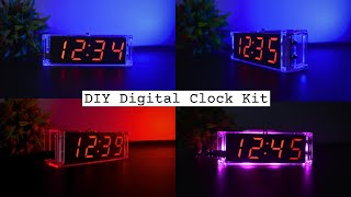 "I Built a Digital Clock Without Arduino or Coding | DIY 7 Segment Display Kit!"