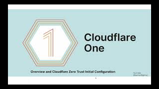 Cloudflare One - Overview & Initial Configuration