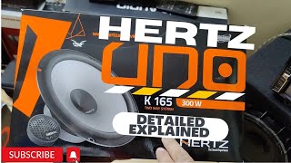 Best Components Speakers || HERTZ UNO SERIES || Detailed Review || Sound Test  #car #caraccessories