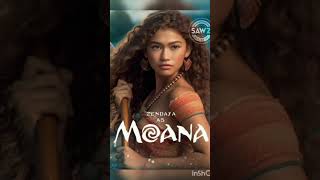 Zendaya - Moana Live action. #moana #zendaya #Disney #moanaliveaction.