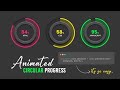 Smooth Circular Progress Bar Using CSS conic-gradient()  | No JavaScript!