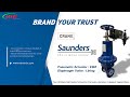 Saunders Diaphragm Valve with Pneumatic Actuator - Assembled by Service MTE